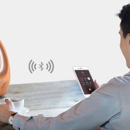 Wireless Phone Bluetooth Speaker Creative Gift White