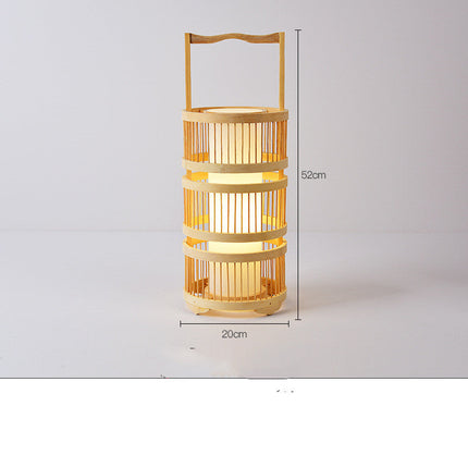 Store Bed And Breakfast Bedroom Bamboo Floor Lamp