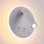 With 14wled Warm Light / B203 Round White