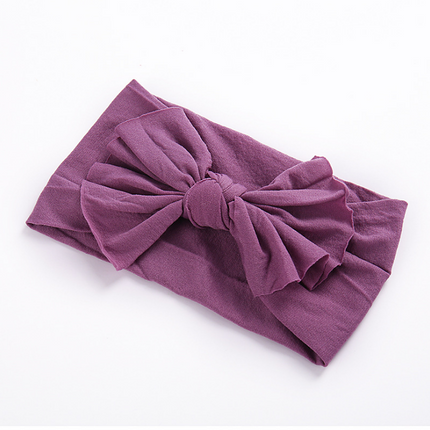 Nylon stockings fashion wide hair band handmade bow headband