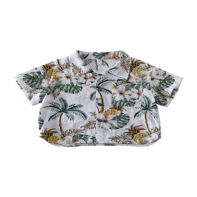 baby''s handsome flower shirt