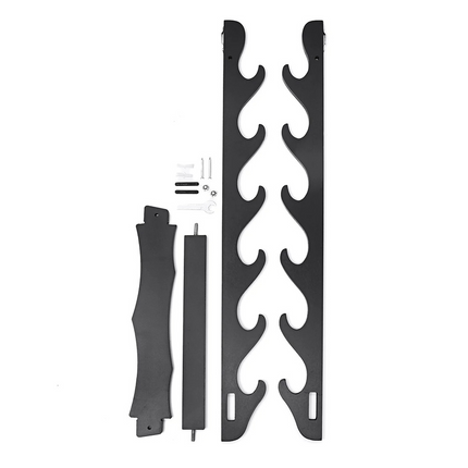 Wall-mounted Sword Rack, Home Black Flute Rack