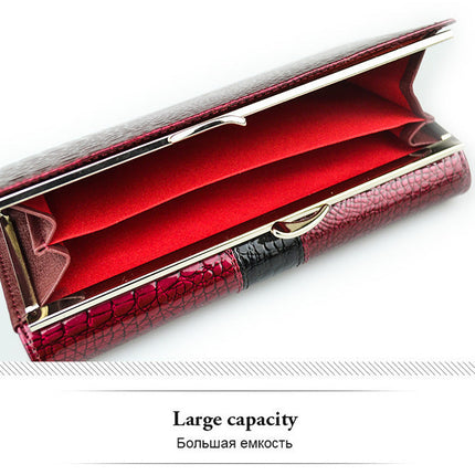 Women's leather wallet coin purse