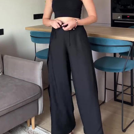 Convertible Tie-Drape Pants
