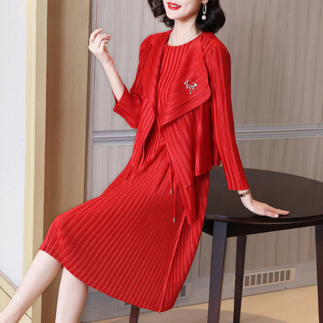 New Fashionable Wedding Dress Slim Slim Two Sets