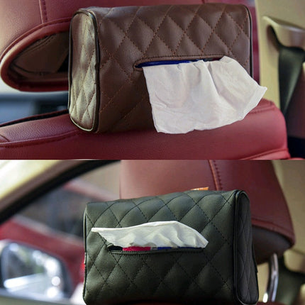 Sun visor chair back-mounted car interior tissue box creative car supplies paper towel set tray cute