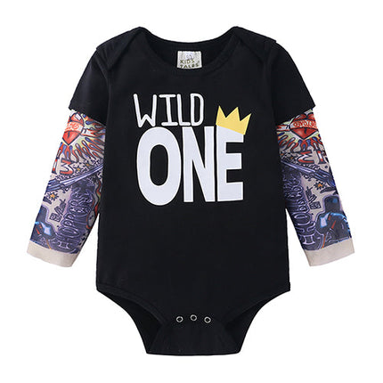 Baby cotton romper