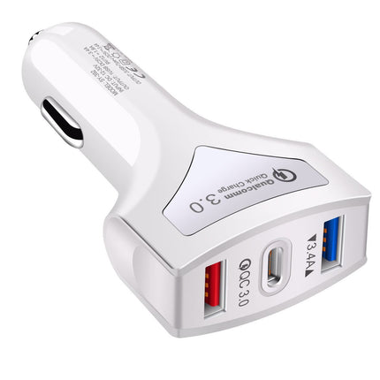 High-power car charger with indicator light fast charge