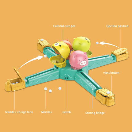 Multiplayer Catapult Pinball Board Game Educational Toys