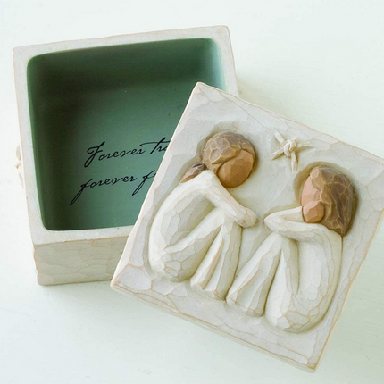 Customized Willow Friendship Resin Carving Decorative Box