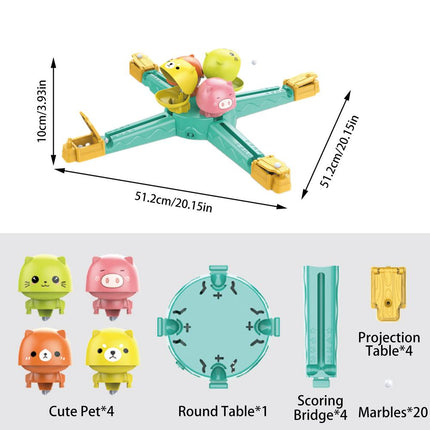 Multiplayer Catapult Pinball Board Game Educational Toys