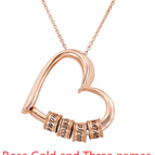 Rose Gold / Three names / 1PC