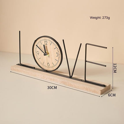 Creative TV Cabinet Decorative Ornaments Table Clock Furnishings