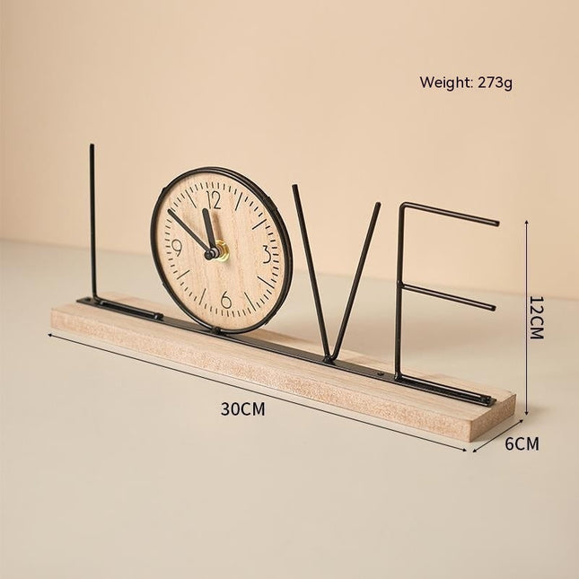 Creative TV Cabinet Decorative Ornaments Table Clock Furnishings
