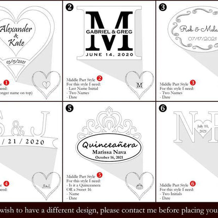 Wood Heart-shaped Creative Wedding Signature Board