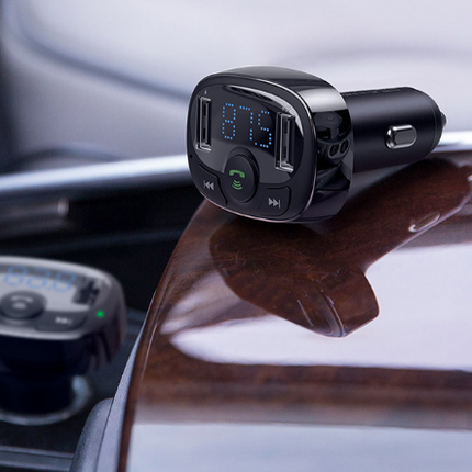 Compatible With , Car Bluetooth MP3 Charger 4.2 Dual U Car Phone Charger