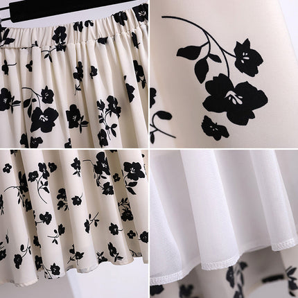 Women's Loose Plus Size Fashion Chiffon Skirt