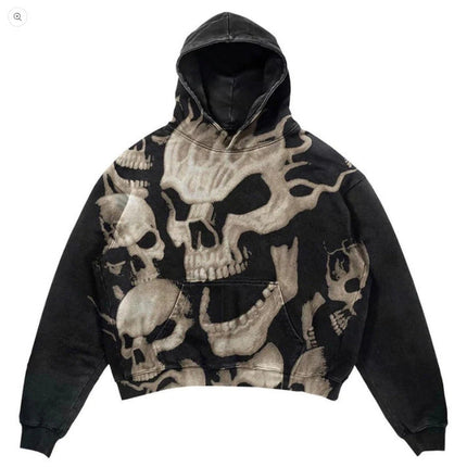Men's Clothing Skull Hoodie Vintage