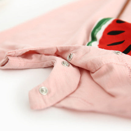 Cute cartoon watermelon baby romper