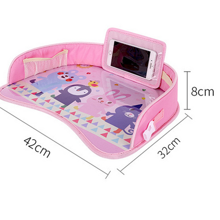 Baby car seat tray table