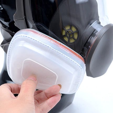 Transparent gas mask