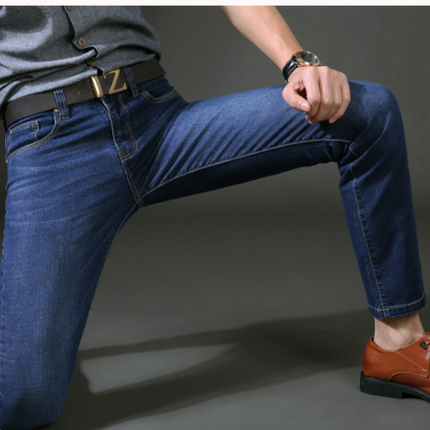 Mid-rise stretch men's jeans