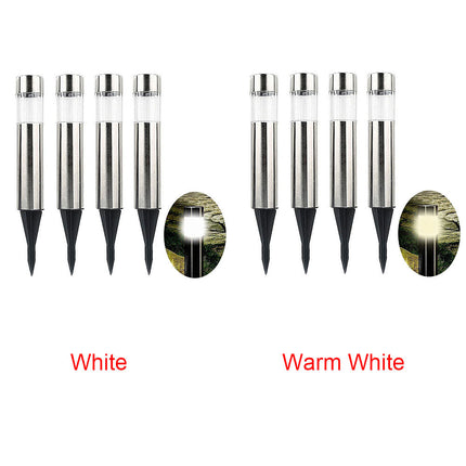 Solar cylindrical lawn light