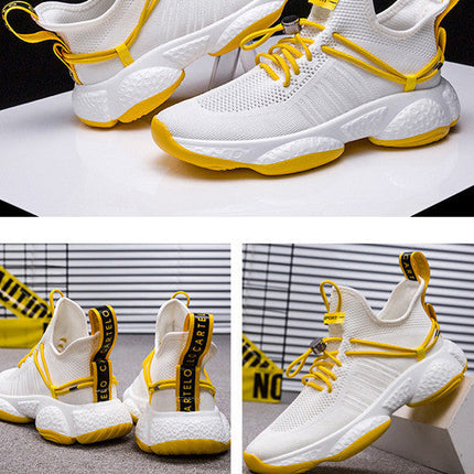 Real fly knitted men's shoes