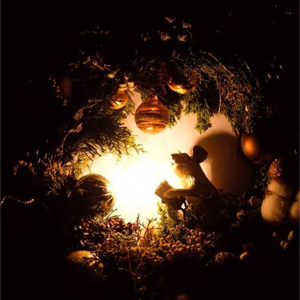 Creative Nordic Resin Mouse Table Lamp Desk LED Night Lights Small Mini Rat Desk Lamps