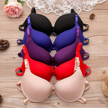 Women's Sexy Lace Beautiful Back Buckle Bra