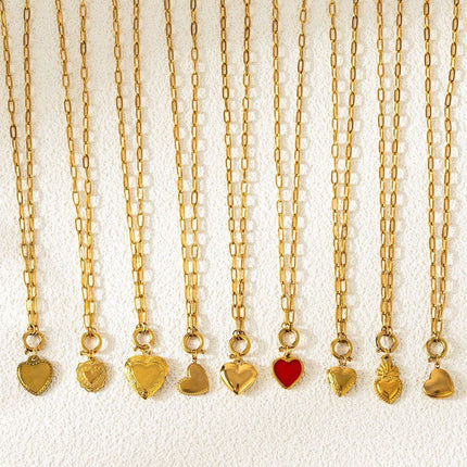 Love Valentine's Day Cross-border DIY Pendant Red