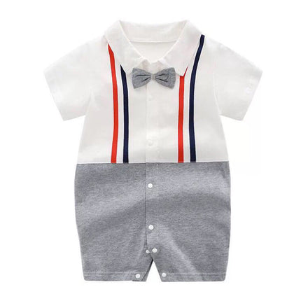 Men's baby onesie gentleman's dress