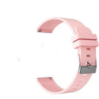 Pink silicone strap