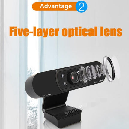 HDWeb Camera with Built-in HD Microphone