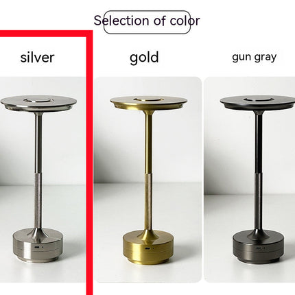 All Aluminum I-shaped Touch Table Lamp USB Charging