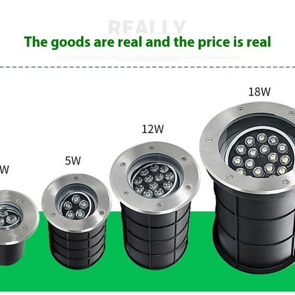 Underground Led Outdoor Waterproof Buried Spotlight Embedded Tree Projection Lamp