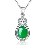 Green / With chain