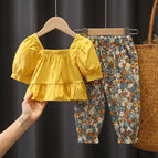 Yellow shirt and yellow and wh / 90cm