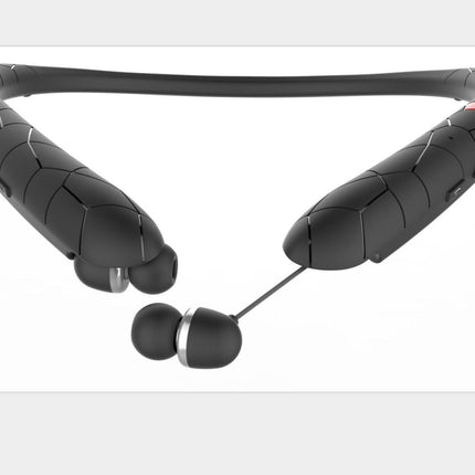 Sports Retractable Wire Handsfree Call Wireless Neckband Bluetooth Headphones Stereo Headset
