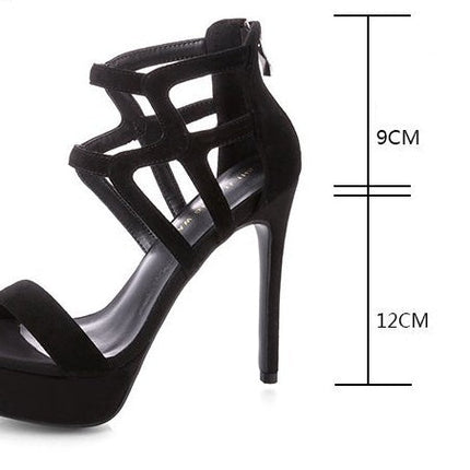 New size suede women's shoes with back zip