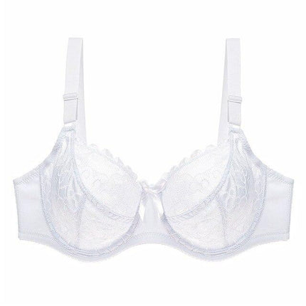 Pure color bra lace women's plus size bra underwear