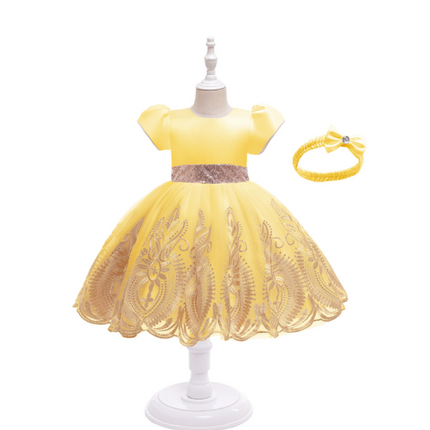 Girls Dress European And American Princess Dress Mesh Tutu Skirt