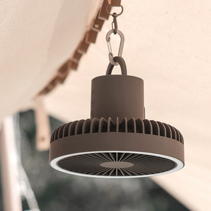 Outdoor Camping Fan Portable USB Rechargeable Camping Tent Tripod Fan Mini Hanging Ceiling Fan Stand Air Cooling Fan Lantern