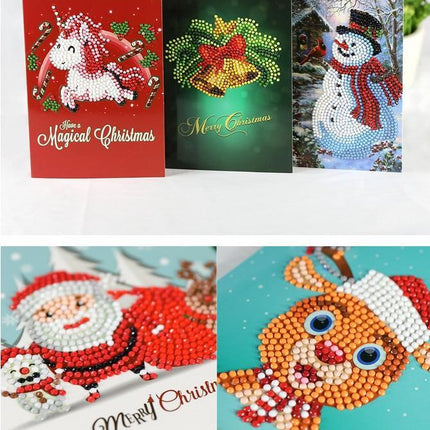 Creative Christmas Card Christmas Card  Diamond Painting  Greeting Card