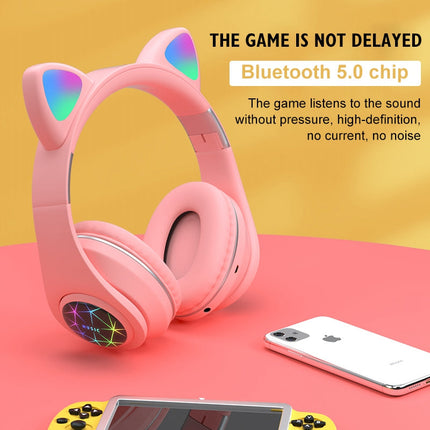 Cat ear wireless sports Bluetooth headset