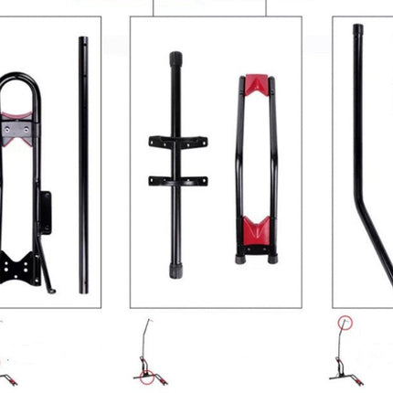 L-shaped Parking Rack Detachable Car Repair Mountain Bike Display Stand