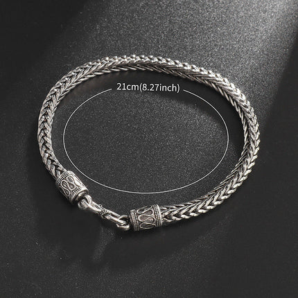 Men's Retro Stainless Steel Ins Style Personalized Bracelet