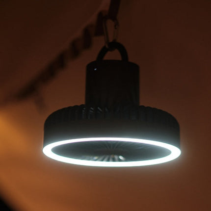 Outdoor Camping Fan Portable USB Rechargeable Camping Tent Tripod Fan Mini Hanging Ceiling Fan Stand Air Cooling Fan Lantern