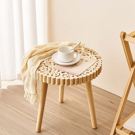 Japanese Style Log Wind Household Low Stool Edge Table