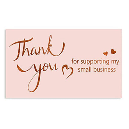 English Holiday Thank You Simple And DIY Creative Greeting Card